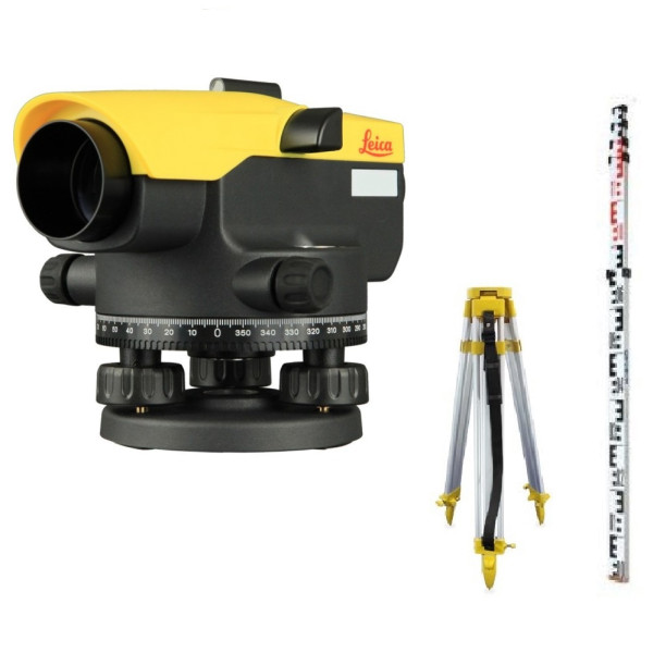 LEICA NA324 SET - комплект: нивелир + штатив + рейка