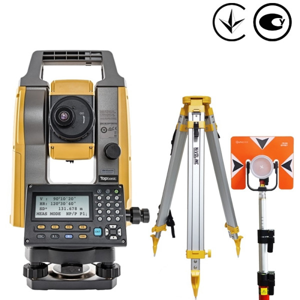 TOPCON GM-55 SET2 - комплект тахеометра для топографии, 5"