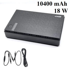 UPS DC1018P 10400 mAh - джерело безперебійного живлення ДБЖ для роутера, сигналізації, камери