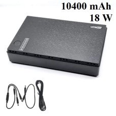 UPS DC1018P 10400 mAh - источник бесперебойного питания ИБП для роутера, сигнализации, камеры